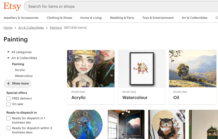 how to sell art on etsy 