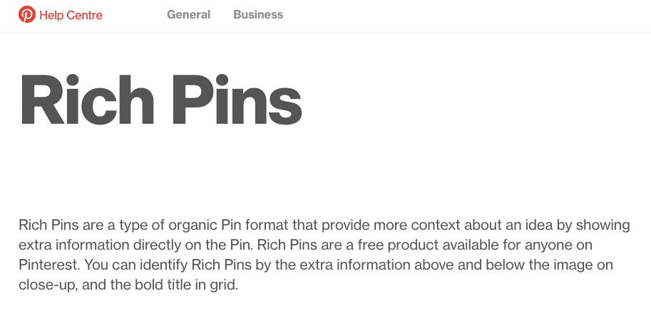 Apply for rich pins 